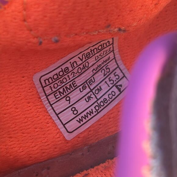 PLAE Emma Pink Flats Shoes in Toddler Girls Size 9 - Picture 7 of 8